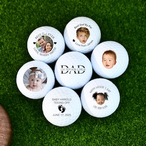Custom Photo Golf Balls,Personalized Golf Balls,Funny Golf Gift,Custom Golf Balls with Photo,Best Man Gift,Gift for Husband,Golf Lover Gifts