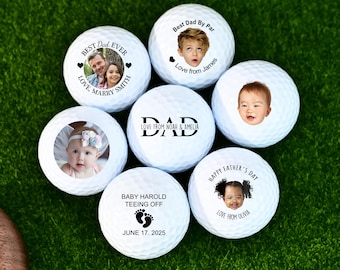 Custom Photo Golf Balls,Personalized Golf Balls,Funny Golf Gift,Custom Golf Balls with Photo,Best Man Gift,Gift for Husband,Golf Lover Gifts