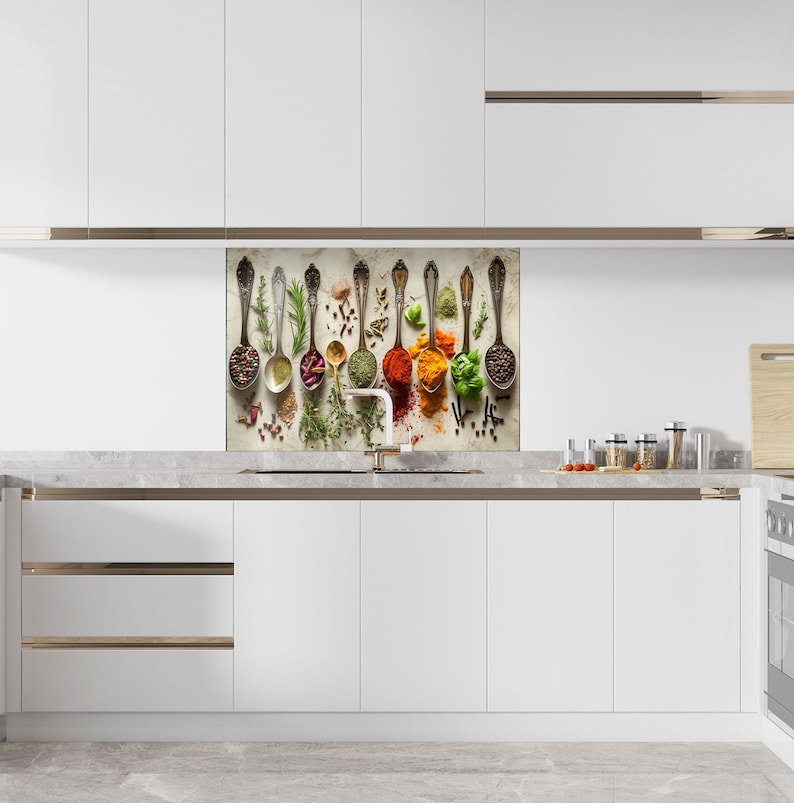 a kitchen with white cabinets and white counter tops
