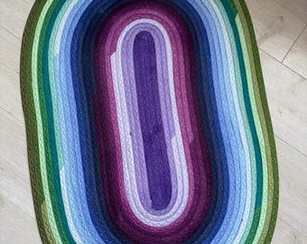 Jelly Roll Rug- Faux Linen Tonal's