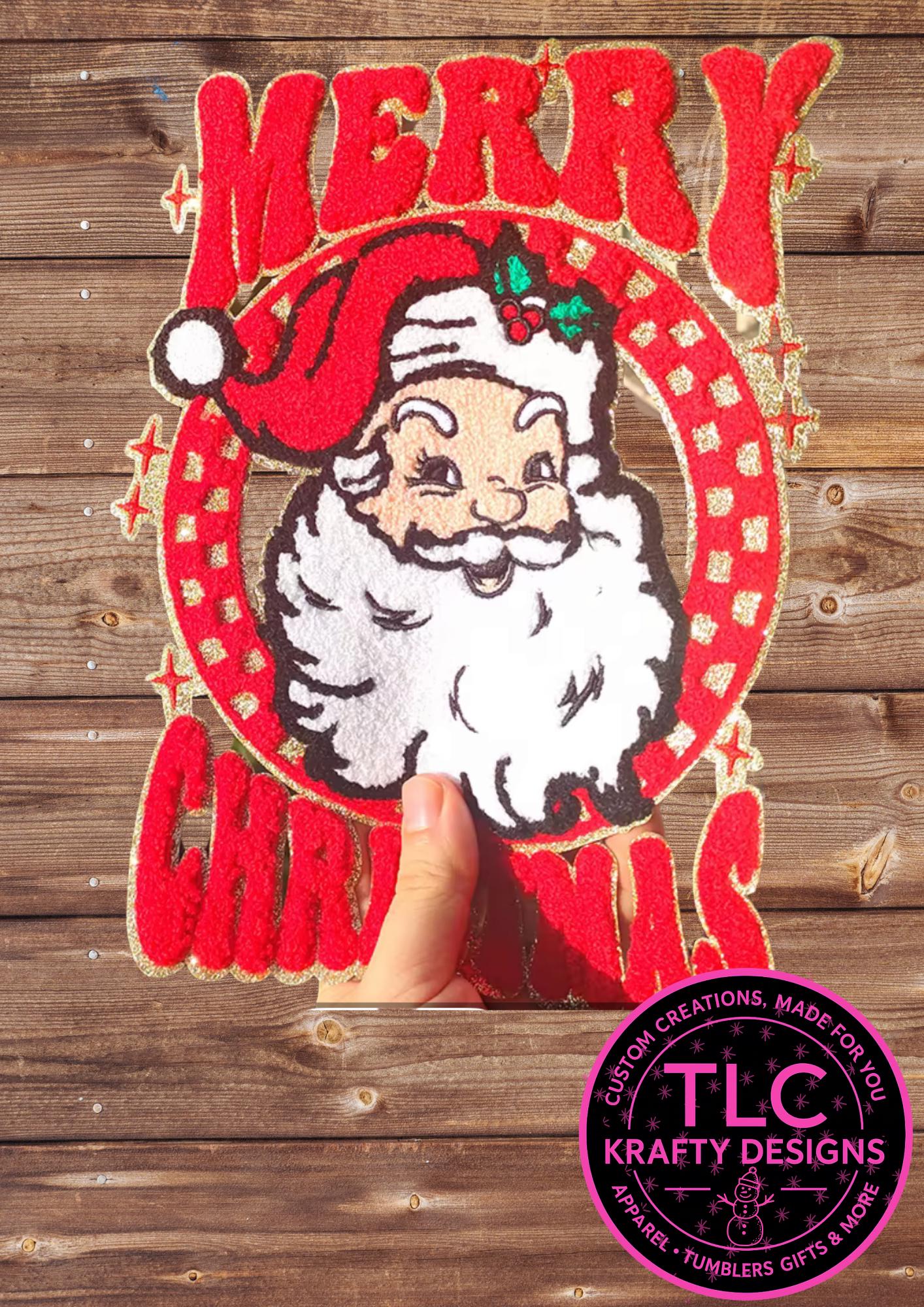Santa Sew on Patch - Etsy