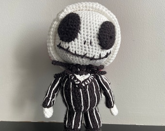 CROCHET PATTERN FULL Blanket Jack Skellington Granny Square Blanket