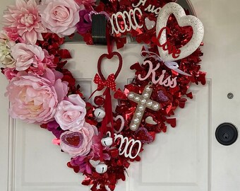 Valentine’s Heart Wreath