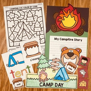 Camping Day End of the Year Activity Pack