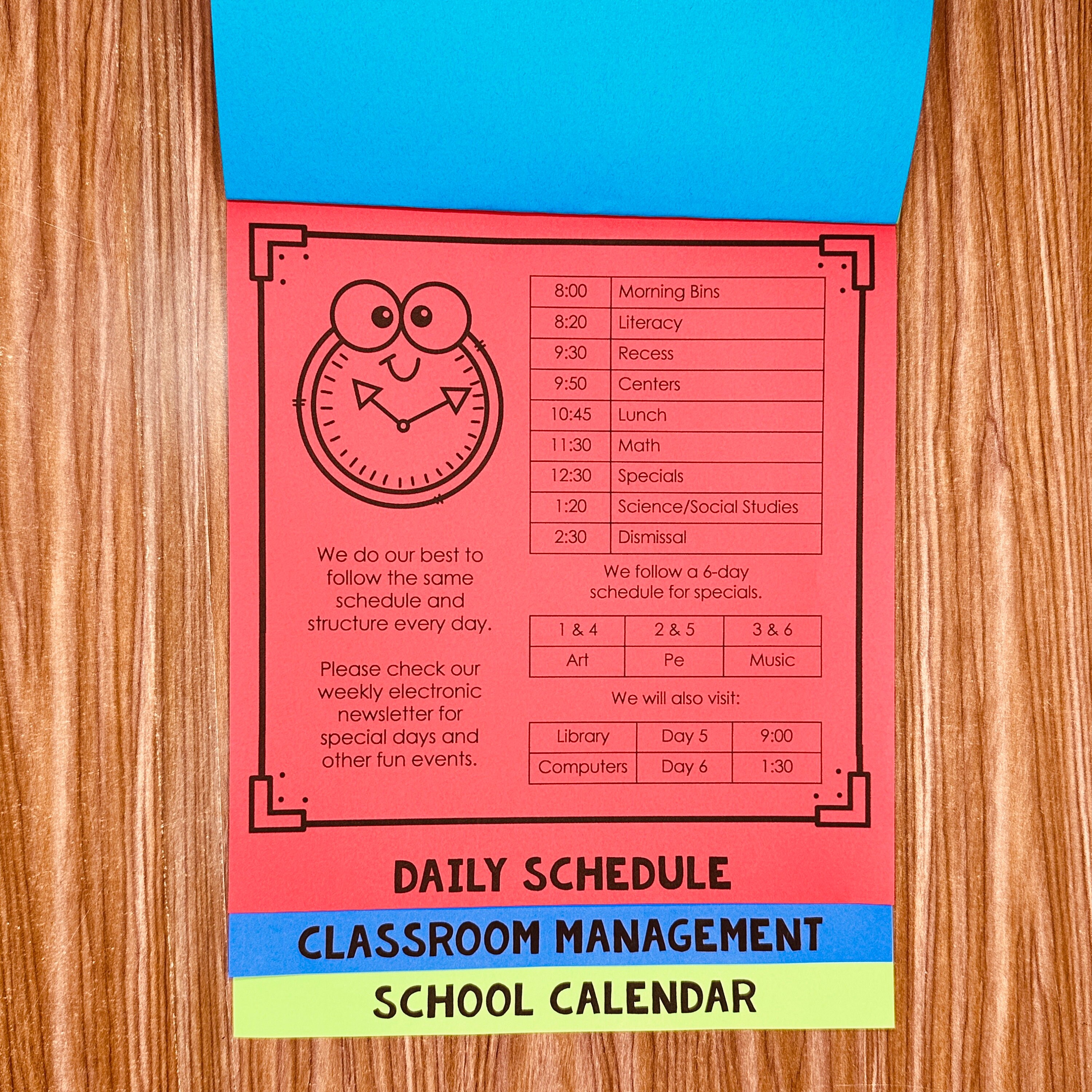 Back to School Editable Flipbook for Meet the Teacher or Open House ...