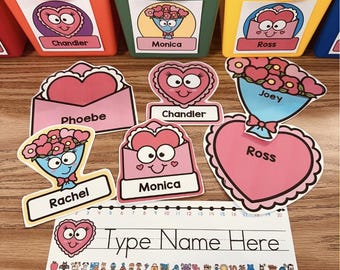 Love Bug Editable Name Craft for Valentine's Day - Etsy Canada