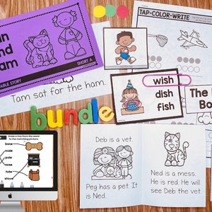 Decodable Readers, Passages, Books & Word Work, Science of Reading, Decodables