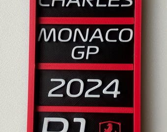 Charles Leclerc Win, Leclerc P1, Pit Board, Monaco GP 2024, Ferrari win, Monaco, Charles Leclerc F1, Ferrari F1, Monaco Grand Prix, F1, Lec
