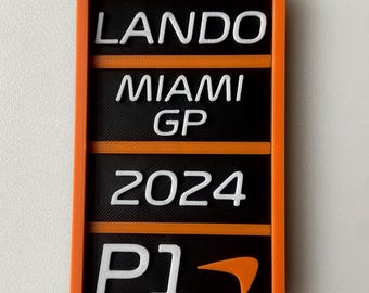 Lando Norris Win, Lando P1, Lando Pit Board, Miami GP 2024, McLaren win, Lando Norris, Lando First Win Pit Board, Miami Grand Prix, F1