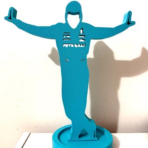 George Russell F1 Jewelry Stand, 3D Printed Formula One Decor, Mercedes, gift, pose, f1 decor image 2