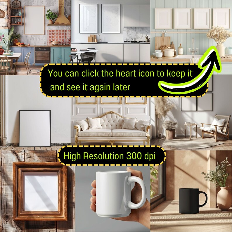 1,500+ Mega Mockup Bundle, Frame Mockups, Wall Art Mockups, Mug Mockups, tshirt mockups, Interior Mockup, Free Gifts, High-Resolution 300dpi image 8