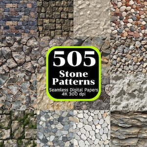 505 Stein nahtlose Muster, Stein Textur, Stein Hintergrund, nahtlose digitale Papiere, nahtlos bedruckbar, nahtlose Bündel, kommerzielle Nutzung