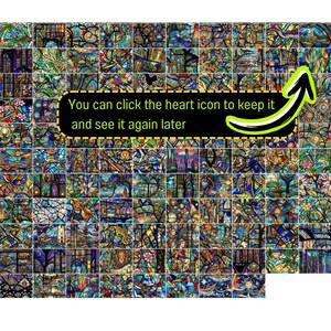 528 sömlösa mönster för målat glas, djurmålat glas, retromålat glas, sömlösa digitala papper, sömlöst paket, kommersiellt bruk bild 10