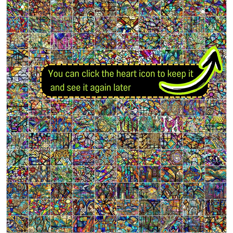 528 sömlösa mönster för målat glas, djurmålat glas, retromålat glas, sömlösa digitala papper, sömlöst paket, kommersiellt bruk bild 7
