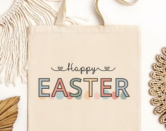 Happy Easter, Easter bag, Totebag, Easter Totebag, Gift Mama, Gift Girl, Happy Easter Bags, Bag,