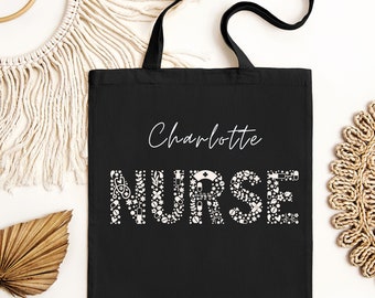 Personalized nurse gift, useful nurse gift, nurse stuff bag, thank you nurse, nurse bag, personalized nurse bag