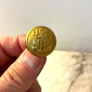 Antique Brass Button From the US Navy Reserve Uniform Dating Back to ...