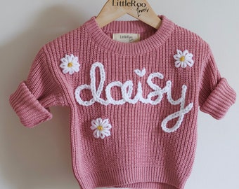 Personalised Knit Baby Sweater