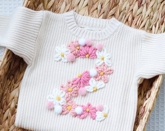 Cream Knit Birthday Sweater