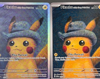 新品未開封ゴッホピカチュウ 灰色のフェルト帽　オランダ　ゴッホ展1 オランダのゴッホ美術館がポケモンとコラボ / ゴッホ×ポケモンの