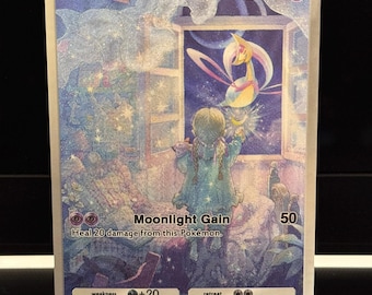 Custom Card - PTCG APP Cresselia AR - Textured Shinning English