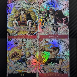 Proxy Cards - Lot de 4 cartes d'exposition de costumes - Holographique japonais