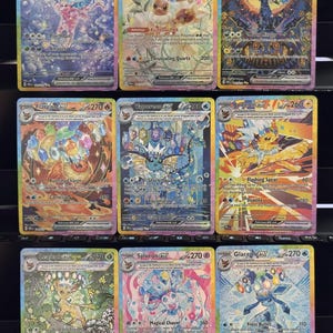 Proxy Cards - [ENG] Lot of 9 Eeveelution ex cards - Textured Holographic