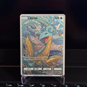 Kundenspezifische Karte - PTKG APP Lapras AR - Textured Shinning Englisch