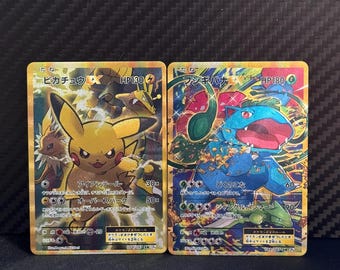 Proxy Cards - Lot of 4 Pikachu Blastoise Charizard Venusaur