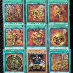 Proxykaarten - YGO Kavel van 9 millennium-items Japanse textuur Shinning