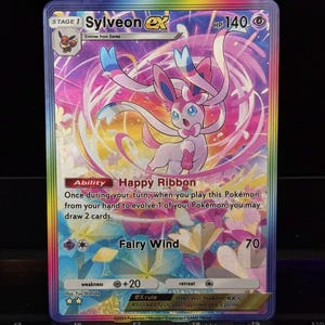 Custom Card - PTCG APP Sylveon ex AR - Textured Shinning English