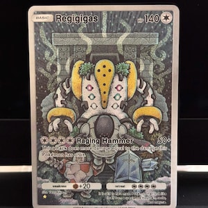 Custom Card - PTCG APP Regigigas AR - Textured Shinning English