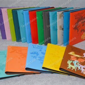 PKM High End 9 Pocket Debossed Embossed Trading Card Binder Album