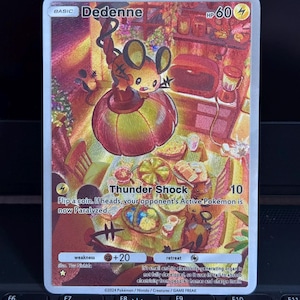 Custom Card - PTCG APP Dedenne AR - Textured Shinning English