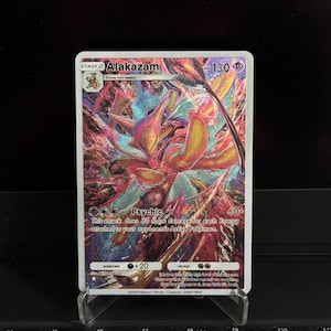 Custom Card - PTCG APP Alakazam AR - Textured Shinning English
