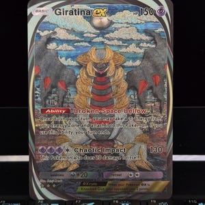 Custom Card - PTCG APP Giratina EX - Textured Shinning English