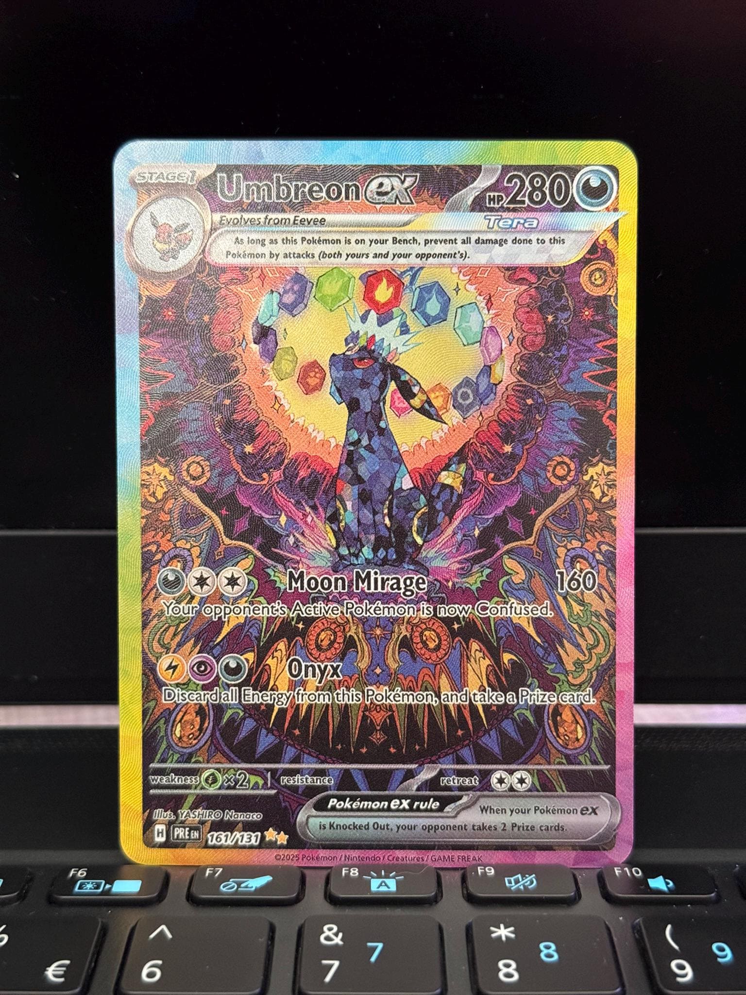 Proxy Cards - [ENG] Umbreon EX Alt Art Prismatic Evolutions - Textured Holographic