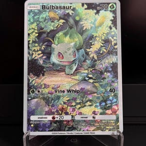 Custom Card - PTCG APP Bulbasaur AR - Textured Shinning English
