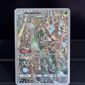 Carta Personalizada - PTCG APP Serperior AR - Texturizado Shinning Inglês