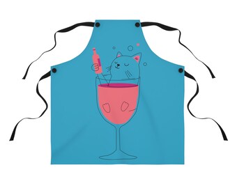 Bath and Wine Time Apron (AOP)