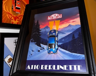 Maquette Alpine Renault 1600 Rallye Monte Carlo - Heller 1/24 - Occasion