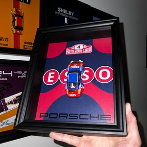 Porsche 911 SC &quot;Monte-Carlo Rally&quot; car frame, 1/43 scale