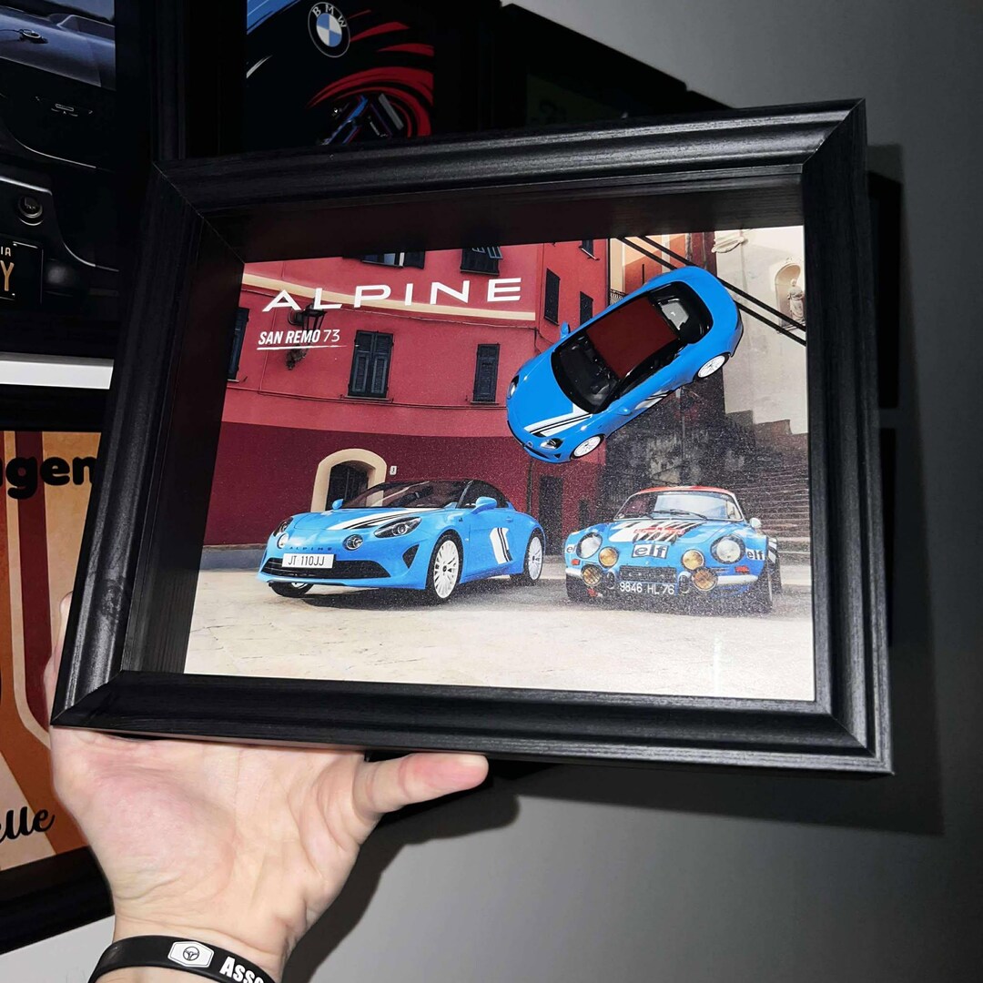 3D Frame of the Alpine A110 Car, 