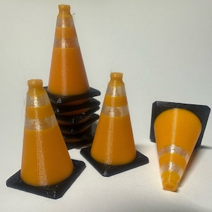 Mini 1/24 Scale Traffic Cones