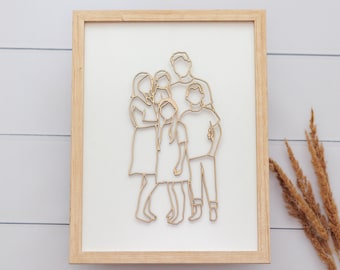 Personalisiertes Familienbild, Geschenk