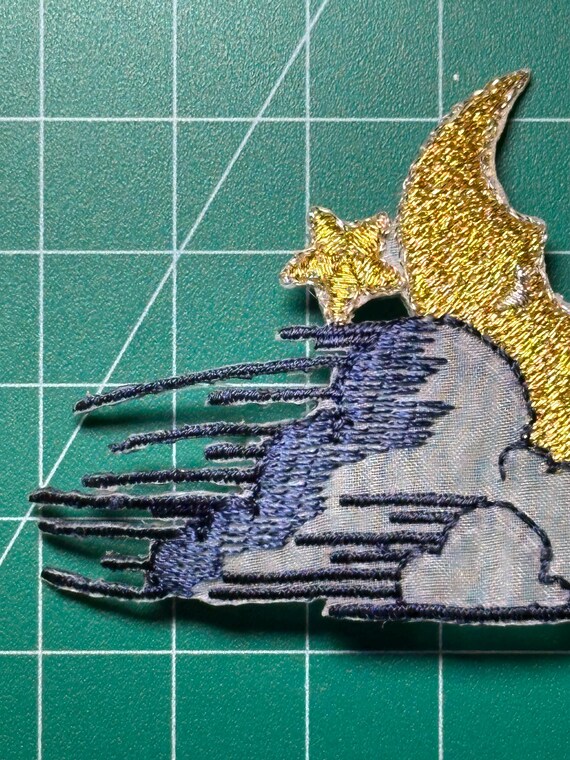 Celestial Large Moon in Clouds and transparent cl… - image 5