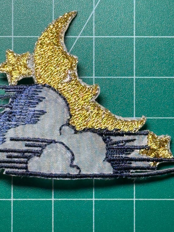 Celestial Large Moon in Clouds and transparent cl… - image 6