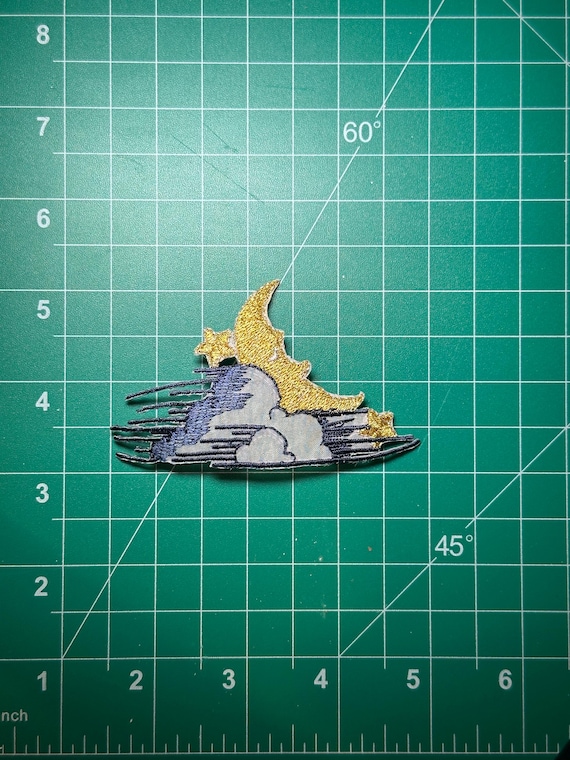 Celestial Large Moon in Clouds and transparent cl… - image 2