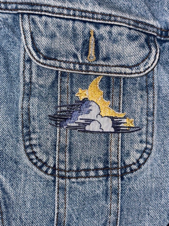 Celestial Large Moon in Clouds and transparent cl… - image 1