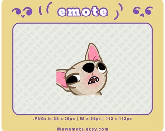 Chihuahua Thinking Dog Emote for Twitch, Discord, YouTube, Kick